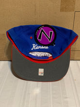 Load image into Gallery viewer, Kansas Jayhawks NCAA Zephyr Blue Two Tone Captain Snapback Hat - Casey's Sports Store