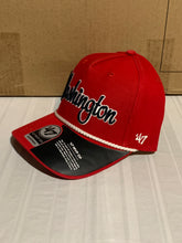 Load image into Gallery viewer, Washington Capitals NHL '47 Brand Red MVP DP Script Adjustable Snapback Hat - Casey's Sports Store