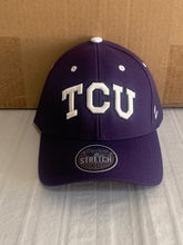 Load image into Gallery viewer, TCU Horned Frogs NCAA Zephyr Purple One Size Stretch Fit Hat Cap - Casey's Sports Store