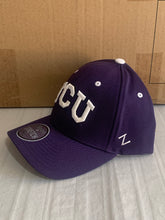 Load image into Gallery viewer, TCU Horned Frogs NCAA Zephyr Purple One Size Stretch Fit Hat Cap - Casey's Sports Store