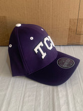 Load image into Gallery viewer, TCU Horned Frogs NCAA Zephyr Purple One Size Stretch Fit Hat Cap - Casey's Sports Store