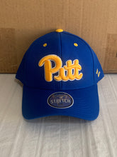 Load image into Gallery viewer, Pitt Panthers NCAA Zephyr Blue One Size Stretch Fit Hat Cap - Casey's Sports Store