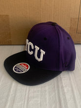 Load image into Gallery viewer, TCU Horned Frogs Zephyr Purple Two Tone Adjustable Snapback Hat - Casey's Sports Store