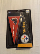 Load image into Gallery viewer, NFL Mini Pennant Set Complete Baseball 32 Teams 4''x 9'' Felt Pennants - Casey's Sports Store