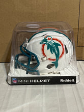 Load image into Gallery viewer, Miami Dolphins Throwback NFL Riddell White Replica Mini Helmet - Casey's Sports Store