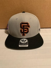 Load image into Gallery viewer, San Francisco Giants MLB '47 Brand Gray Sure Shot Two-Tone Snapback Hat - Casey's Sports Store