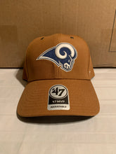 Load image into Gallery viewer, Los Angeles Rams NFL '47 Brand Carhartt Mens Brown MVP Adjustable Hat - Casey's Sports Store