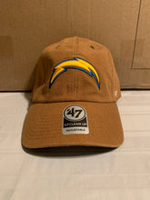 Load image into Gallery viewer, Los Angeles Chargers NFL '47 Brand Carhartt Mens Brown Clean Up Adjustable Hat - Casey's Sports Store