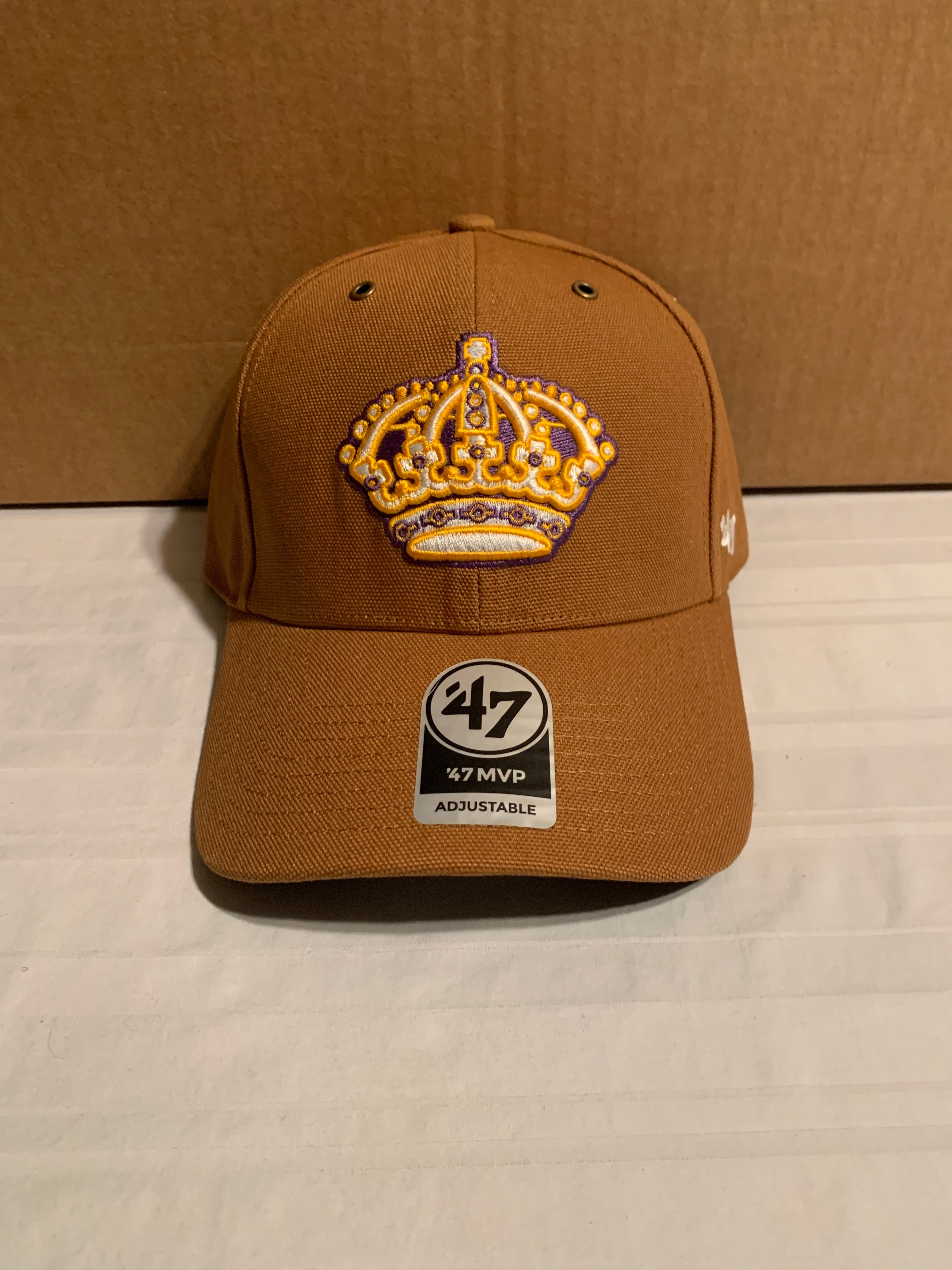 47 Brand Detroit Pistons Brown Carhartt X MVP Adjustable Hat