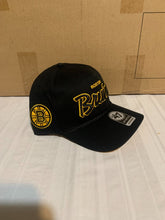 Load image into Gallery viewer, Boston Bruins NHL '47 Brand Black MVP DP Script Adjustable Snapback Hat - Casey's Sports Store