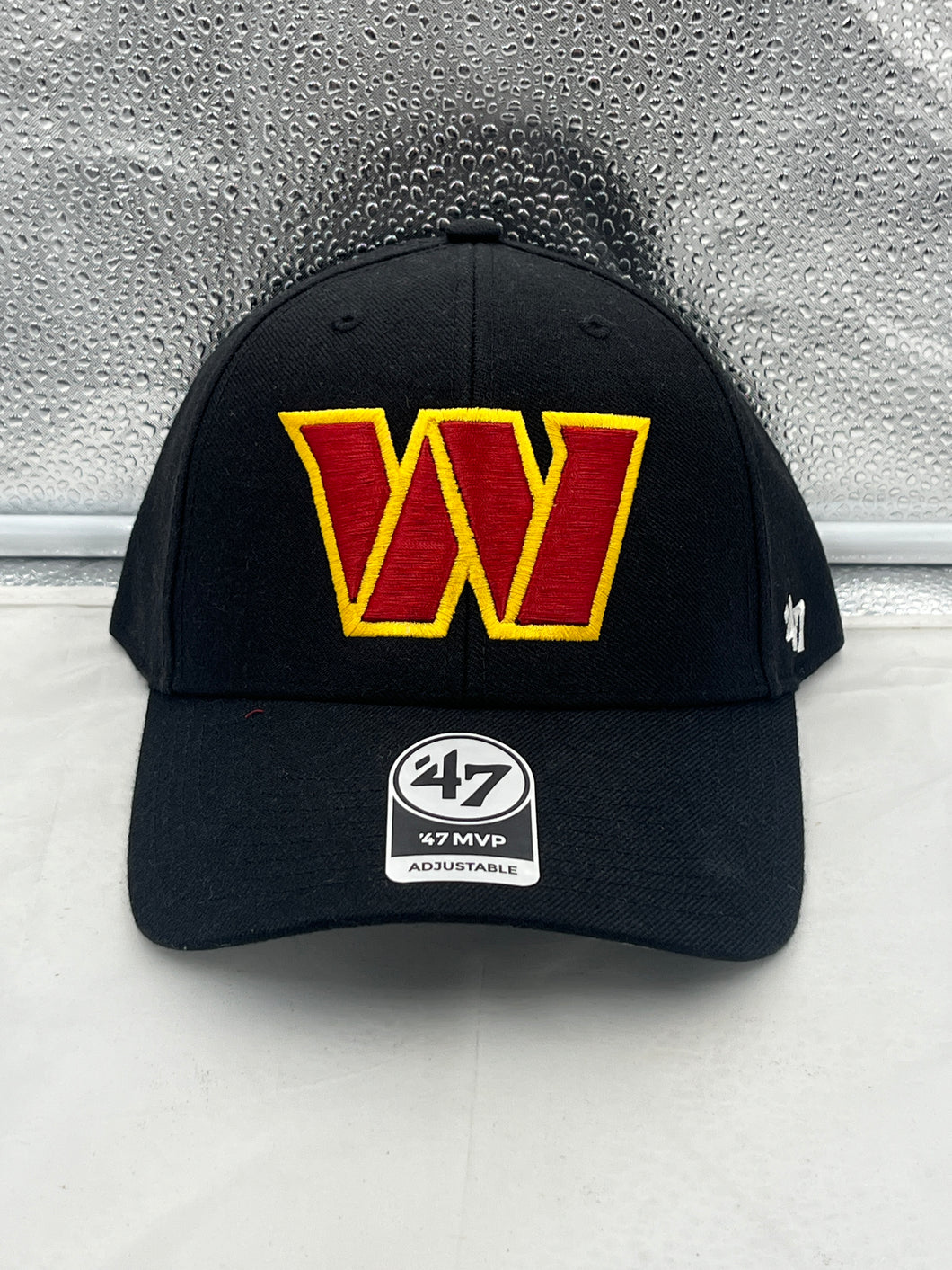 Washington Commanders NFL '47 Brand Black MVP Adjustable Hat