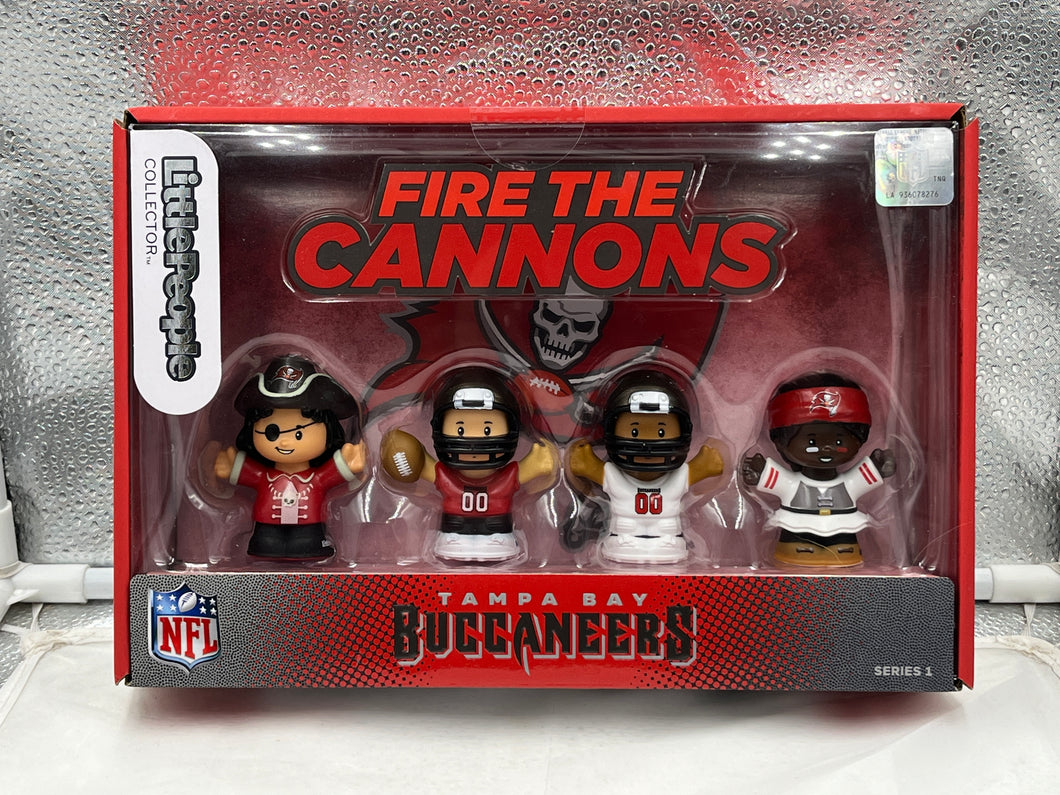 Tampa Bay Buccaneers NFL Fisher-Price Little People 4-Pack Figures Collector Set