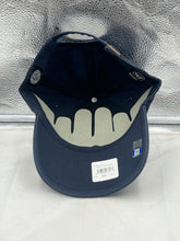 Load image into Gallery viewer, California Golden Bears NCAA &#39;47 Brand Blue Clean Up Adjustable Strapback Hat worn by a fan, representing school spirit at a game.
