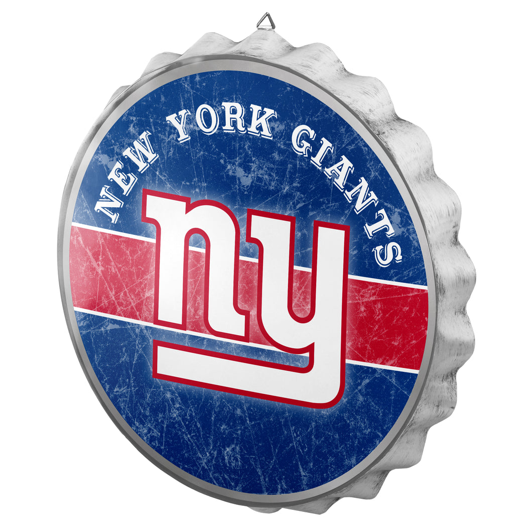 New York Giants NFL Wall Bottle Cap Sign 12