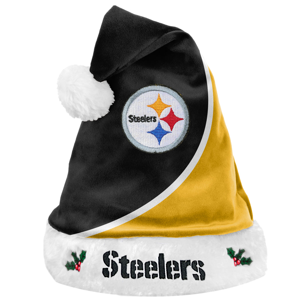 Pittsburgh Steelers NFL Santa Hat Forever Collectibles - Casey's Sports Store