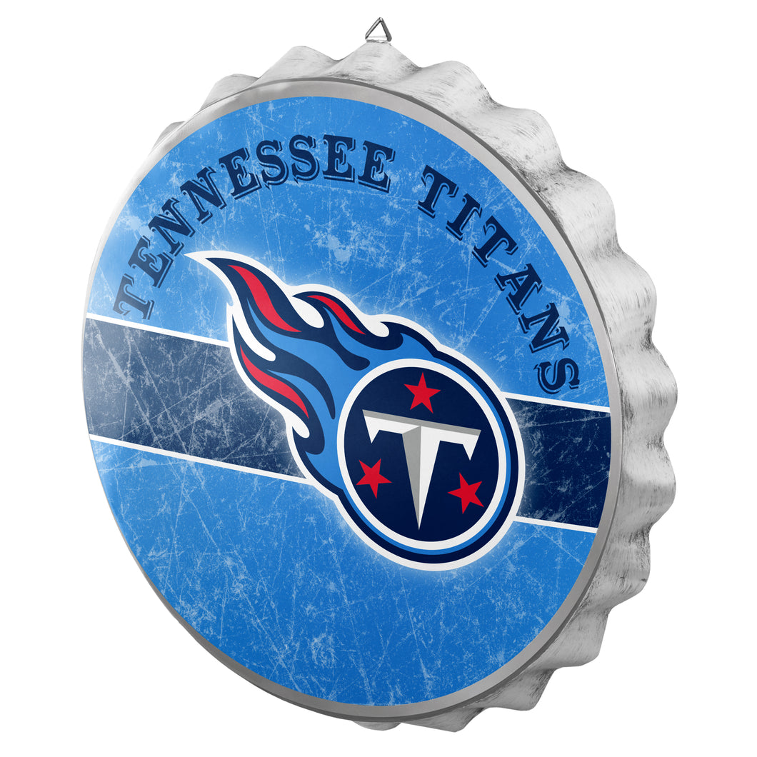 Tennessee Titans NFL Wall Bottle Cap Sign 12