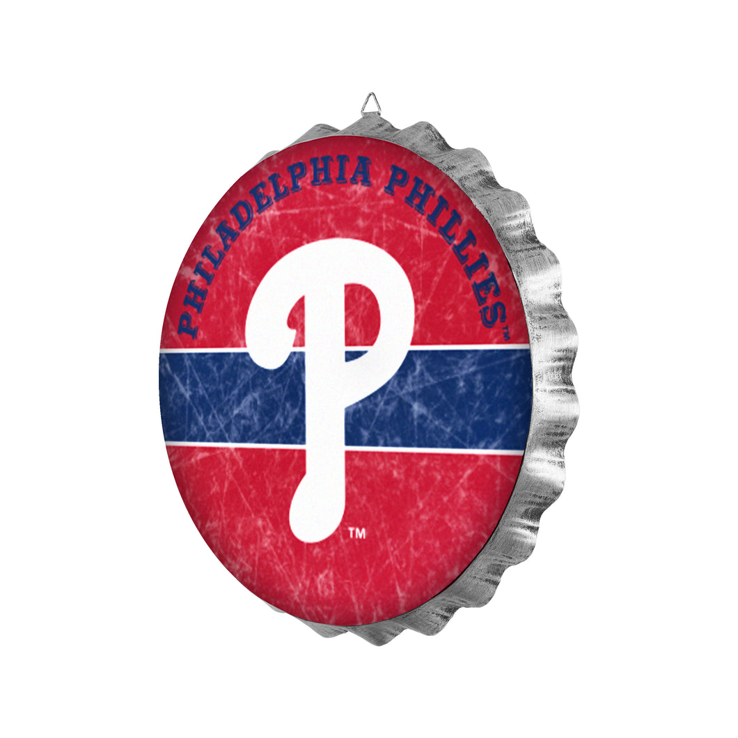 Philadelphia Phillies MLB Wall Bottle Cap Sign 13