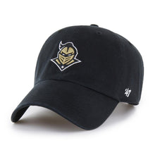 Load image into Gallery viewer, UCF Golden Knights NCAA '47 Brand Black Clean Up Adjustable Strapback Hat, perfect UCF Golden Knights hat for fans.
