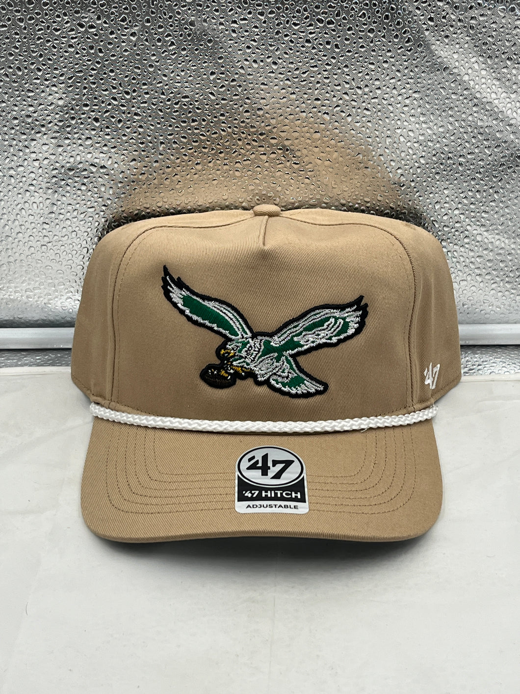 Philadelphia Eagles NFL '47 Throwback Khaki Rope Hitch Snapback Adjustable Hat