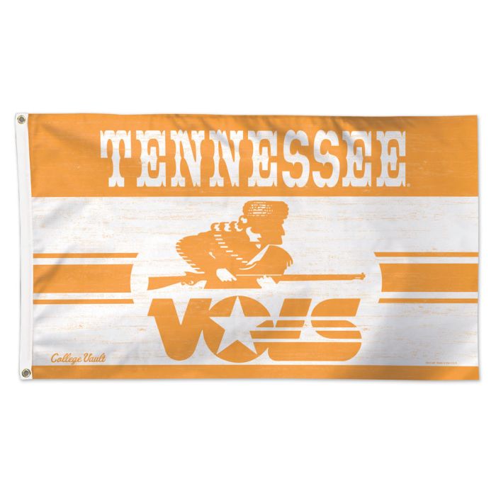 Tennessee Volunteers NCAA Throwback MultiColor 3' x 5' Deluxe Team Flag Wincraft