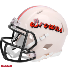 Load image into Gallery viewer, Cleveland Browns NFL Riddell Speed Retro Alternate Cream Mini Helmet
