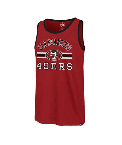 San Francisco 49ers NFL '47 Brand Red Men's Tank Top Shirt - Casey's Sports Store