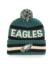 Load image into Gallery viewer, Philadelphia Eagles NFL &#39;47 Brand Green Winter Beanie Knit Ski Cap Hat - Casey&#39;s Sports Store
