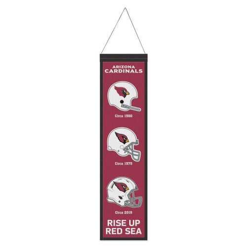 Arizona Cardinals NFL Heritage Banner Embroidered Wool 8