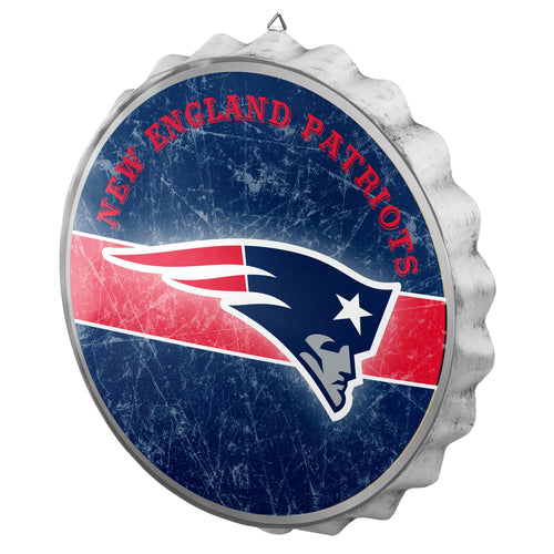 New England Patriots NFL Wall Bottle Cap Sign 12