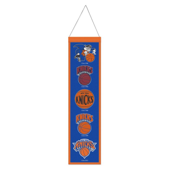 New York Knicks NBA Heritage Banner Embroidered Wool 8