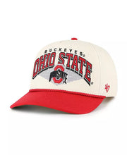 Load image into Gallery viewer, Ohio State Buckeyes NCAA '47 Brand Natural TT Rope Hitch Adjustable Snapback Hat
