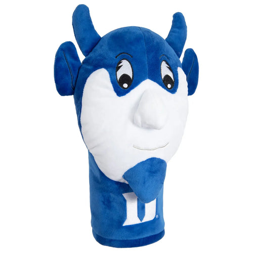Duke Blue Devils NCAA Team Mascot Golf Driver Head Cover by WinCraft, showcasing vibrant team colors and embroidered mascot, designed for optimal protection and style on the golf course.