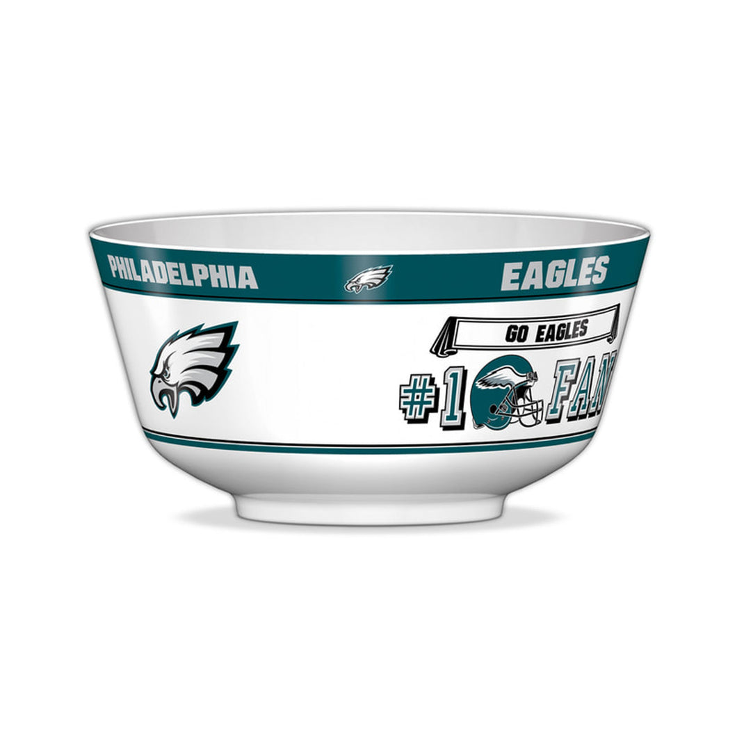 Philadelphia Eagles NFL 2 Gallon Plastic Party Bowl All JV CO - Casey's Sports Store