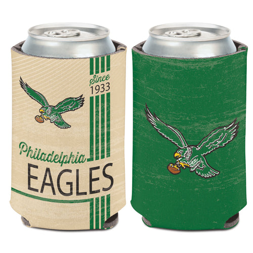 Philadelphia Eagles Throwback NFL 2-Sided Koozies Coozies Can Cooler Wincraft - Casey's Sports Store