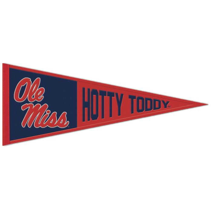 Ole Miss Rebels NCAA Slogan Hotty Toddy Embroidered Wool 13