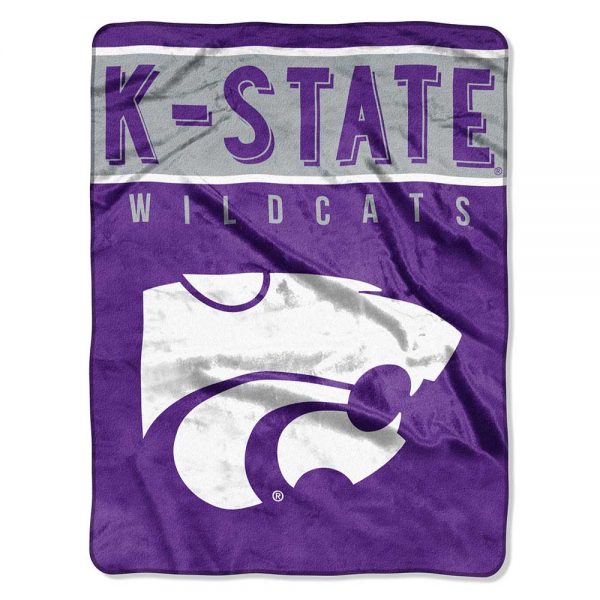 Kansas State Wildcats NCAA 60 x 80 Plush Throw Blanket Northwest Company - Casey's Sports Store