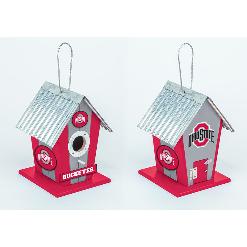 Ohio State Buckeyes NCAA Bird House Hanna’s Handiwork’s