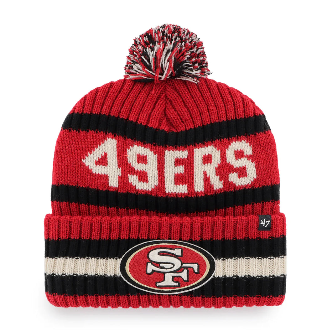 San Francisco 49ers NFL '47 Brand Winter Beanie Knit Ski Cap Hat - Casey's Sports Store