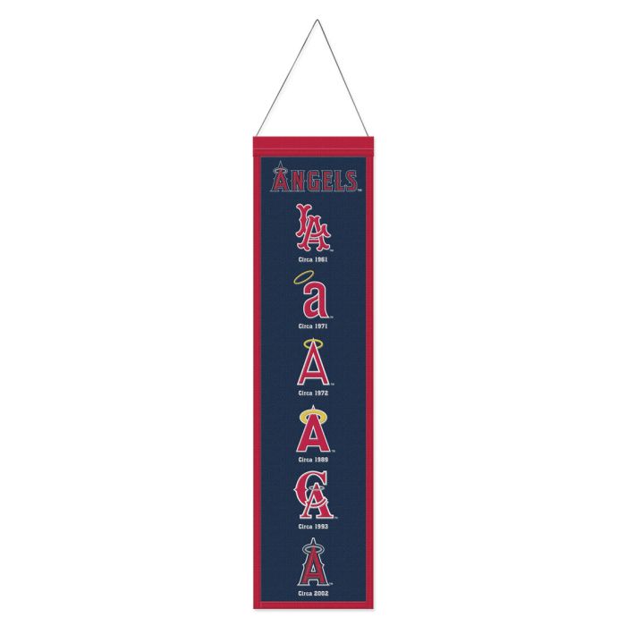 Los Angeles Angels MLB Heritage Banner Embroidered Wool 8