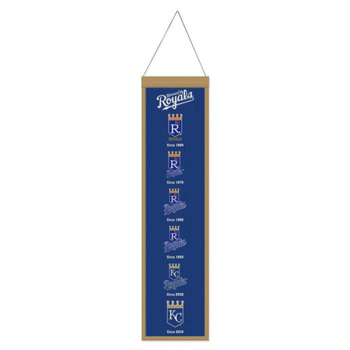 Kansas City Royals MLB Heritage Banner Embroidered Wool 8