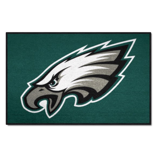 Philadelphia Eagles NFL Green Starter Mat Rug 19” X 30” Fanmats - Casey's Sports Store