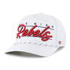 Ole Miss Rebels NCAA '47 Brand White Script Hitch Rope Adjustable Snapback Hat