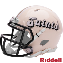 Load image into Gallery viewer, New Orleans Saints NFL Riddell Speed Retro Alternate Cream Mini Helmet
