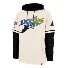 Load image into Gallery viewer, Tampa Bay Rays MLB '47 Throwback Cream Shortstop Men's Pullover Jersey Hoodie
