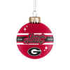 Georgia Bulldogs NCAA Glass Christmas Bulb Ornament by Forever Collectibles, perfect Georgia Bulldogs Ornament for festive holiday decorations.