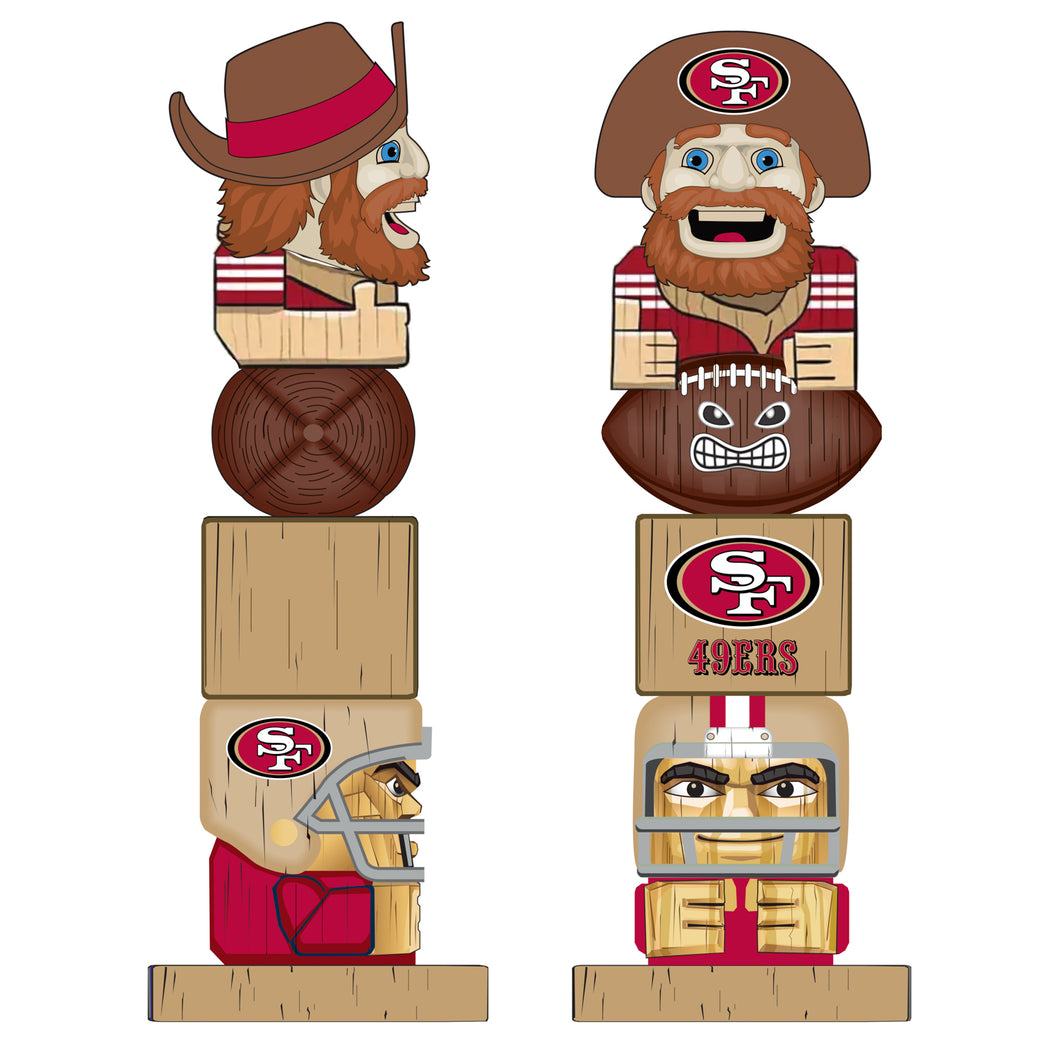 San Francisco 49ers NFL Vintage Tiki 16