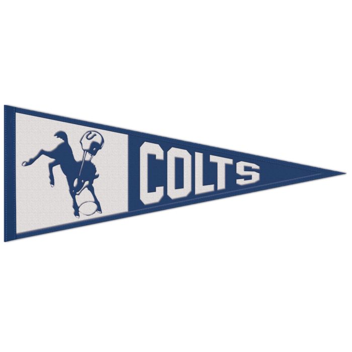 Indianapolis Colts Throwback NFL Embroidered Wool 13