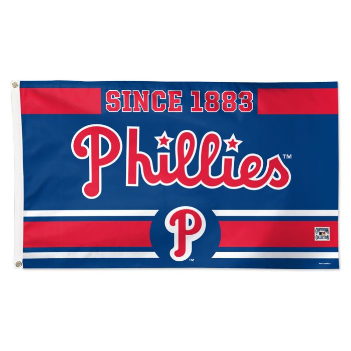 Philadelphia Phillies MLB Throwback Blue Deluxe 3' x 5' Flag Wincraft