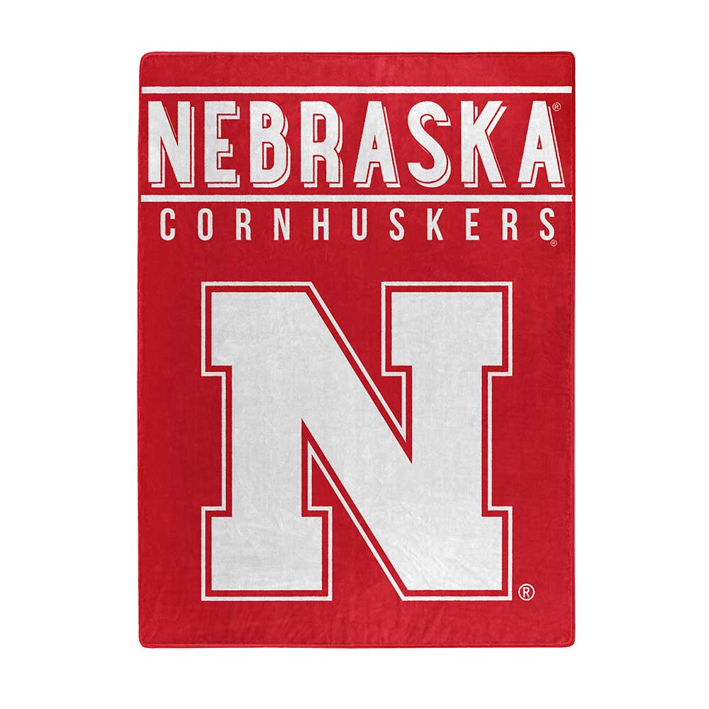 Nebraska Cornhuskers NCAA 60 x 80 Plush Throw Blanket Northwest Company - Casey's Sports Store