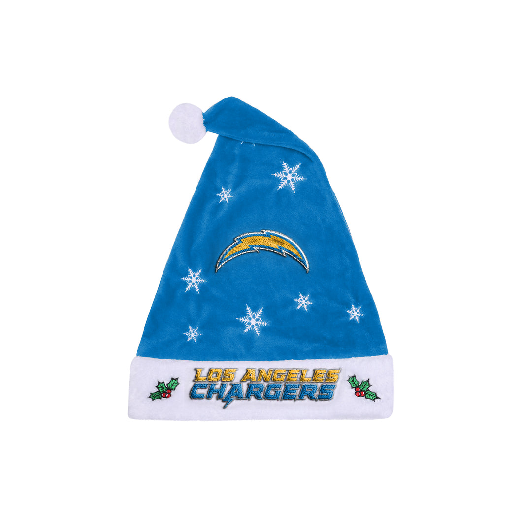Los Angeles Chargers NFL Santa Hat Forever Collectibles - Casey's Sports Store